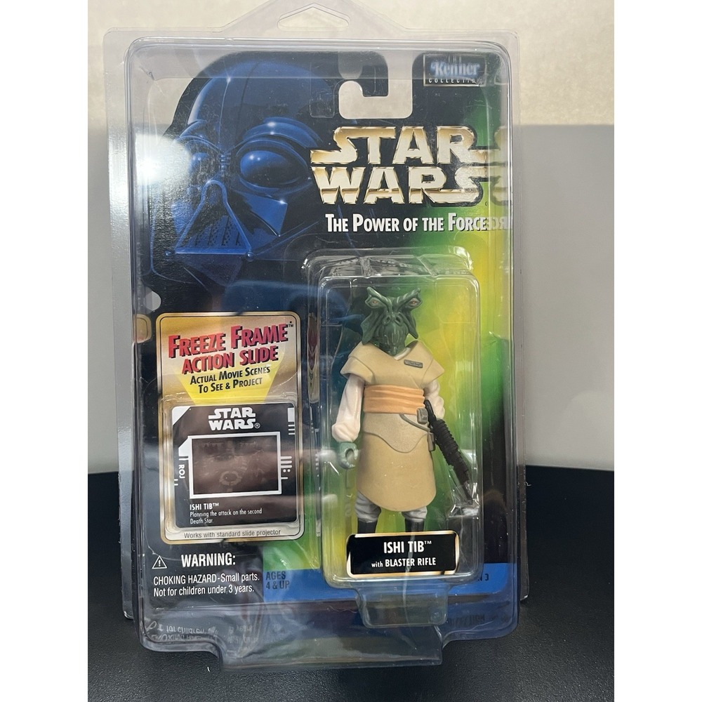 Star Wars Power‎ of the Force Ishi Tib Figure w/ Blaster Rifle Kenner NEW
